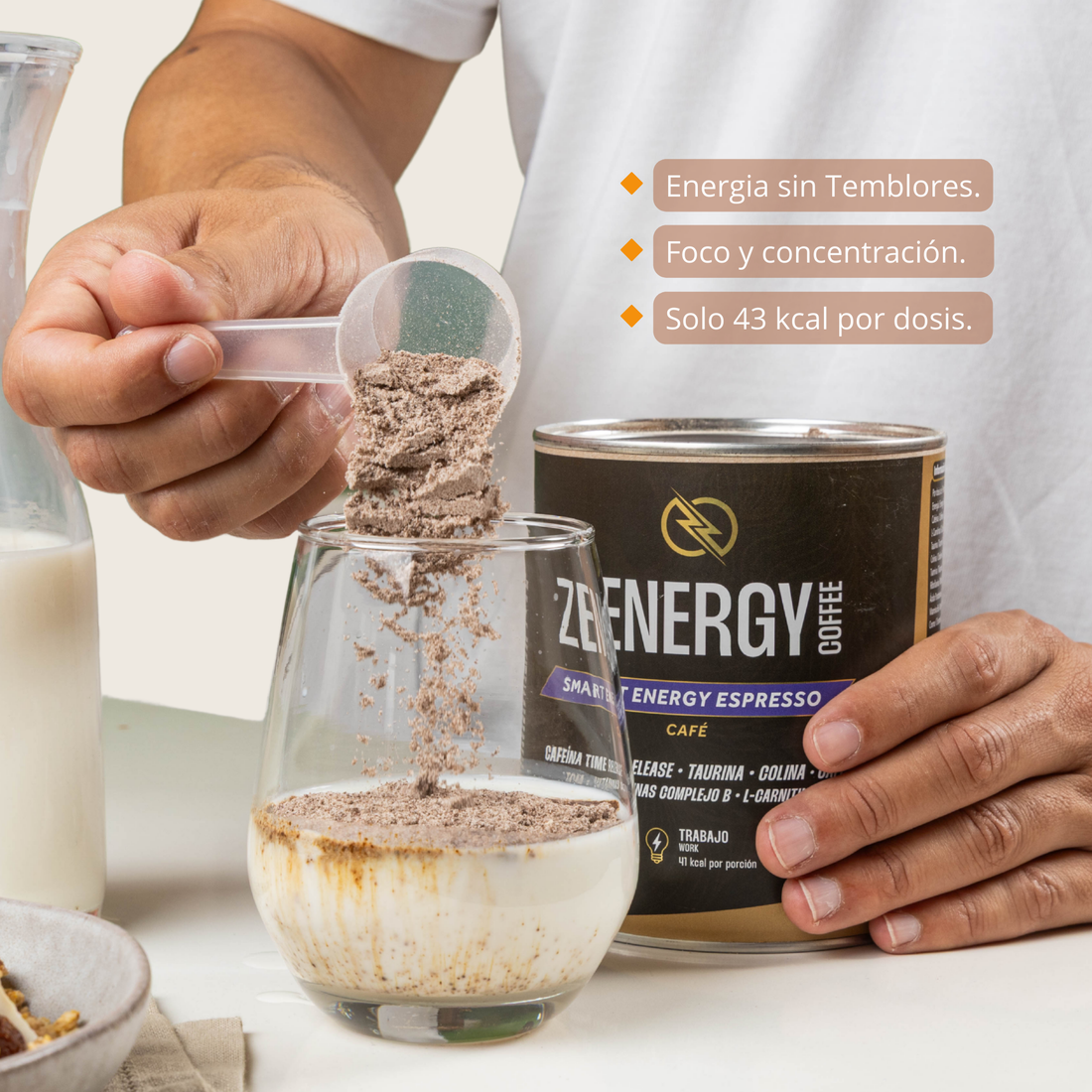Zenergy Coffee Espresso Intenso – Supercafé Energético Saludable